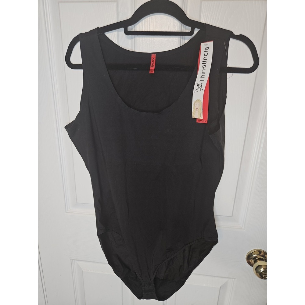 Spanx Black Size 1X Bodysuit Shaping NWT